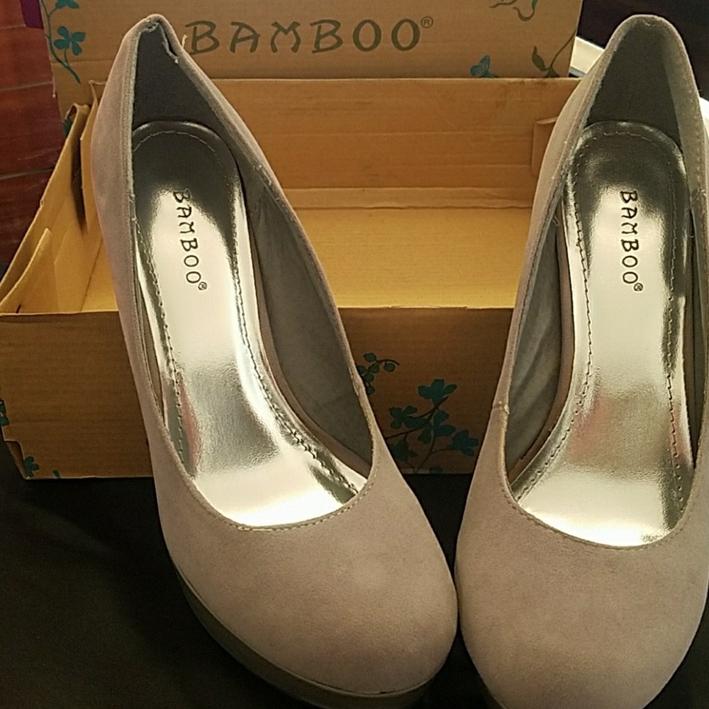 Grey heels
